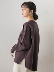 【新色追加】ロゴスウェットニット≪手洗い可能≫