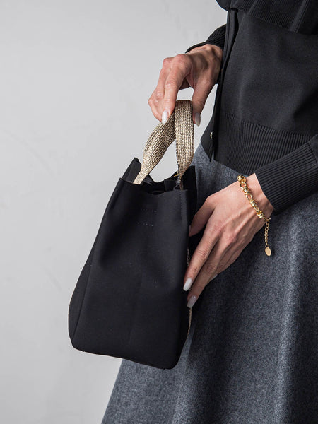 【VIOLAd'ORO】ラメテープトートバッグ