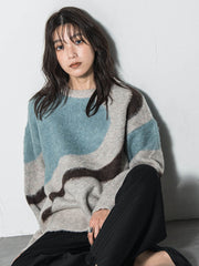 【WEB限定】マーブルニット≪手洗い可能≫