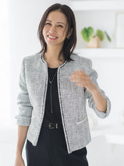 ストレッチツイードジャケット