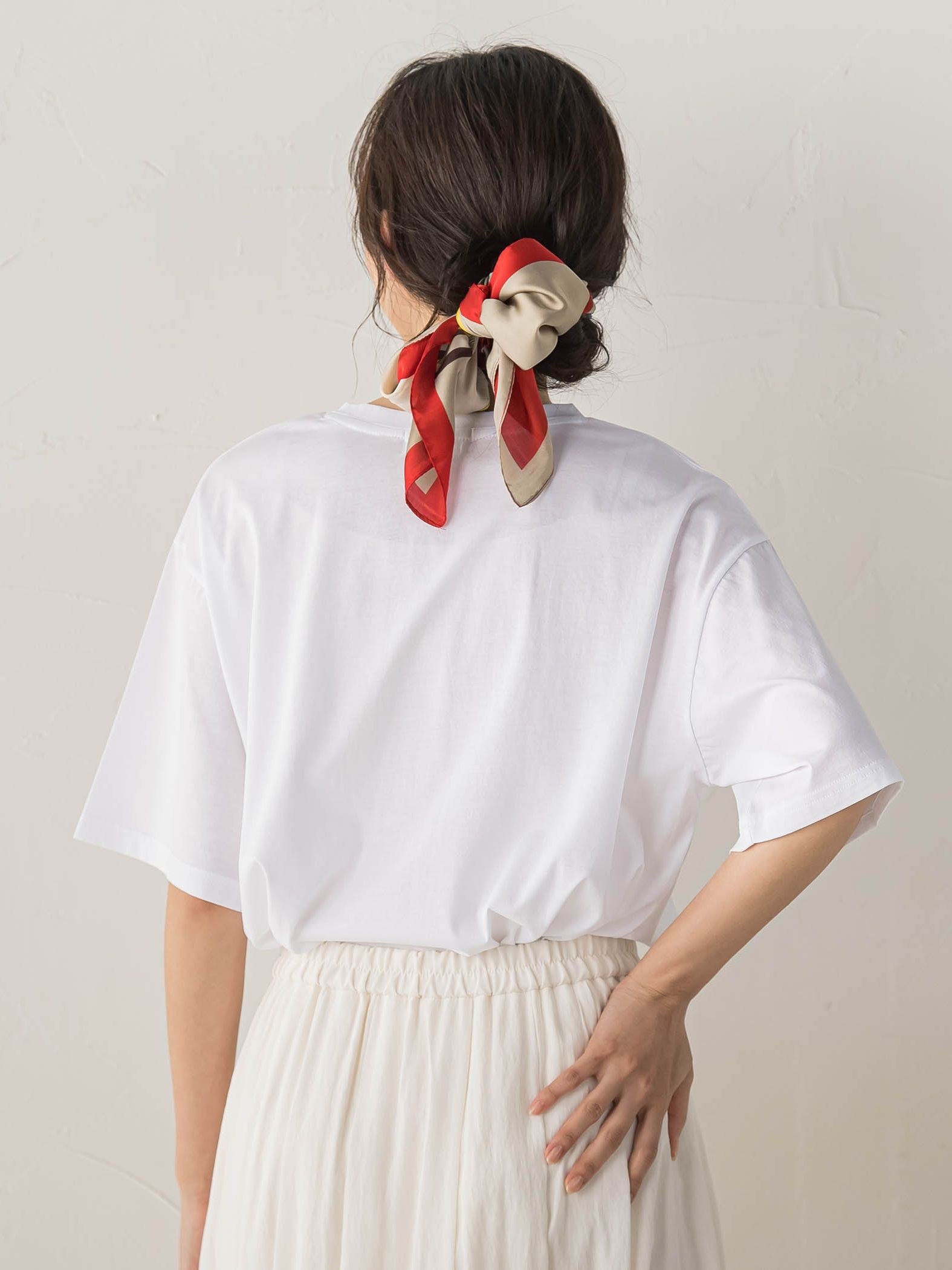 チュール重ねフォトTシャツ