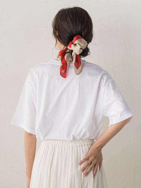 チュール重ねフォトTシャツ
