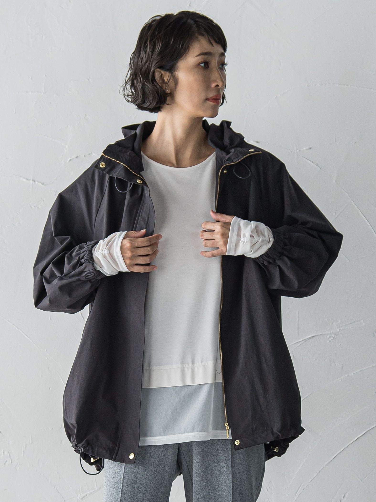 【WEB限定】”シルエット自在な毎日着たくなる”マウンテンパーカー