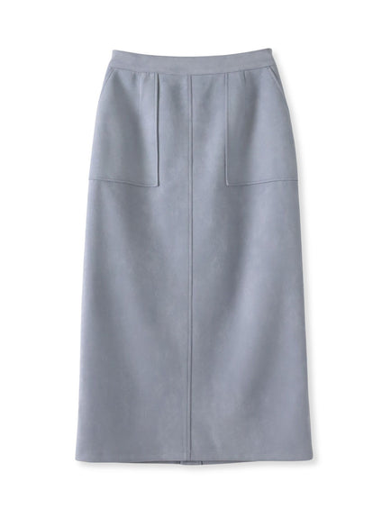 【WEB限定】フェイクスエードナロースカート≪セットアップ対応≫