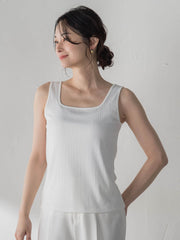 ランダムテレコストレッチタンクトップ