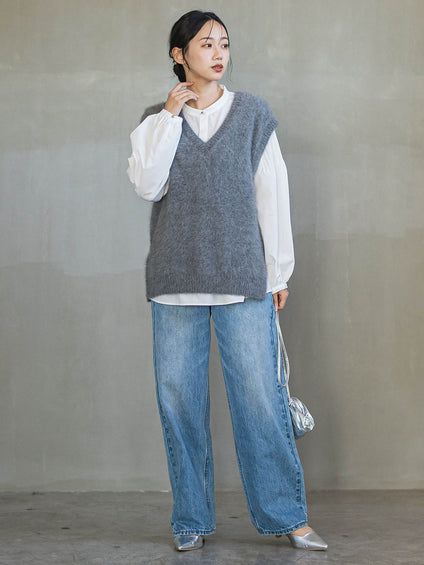 TCタイプライターブラウス≪洗濯機で洗える≫