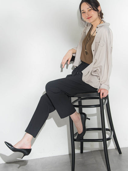 【WEB限定】【待望の再登場！】Active Beautyテーパードパンツ≪13号あり/洗濯機で洗える≫