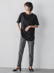 【WEB限定/大きいサイズ】”細身パンツも怖くない”Tシャツチュニック