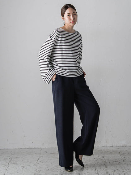 ノンウールツィードパンツ≪洗濯機で洗える/セットアップ対応≫