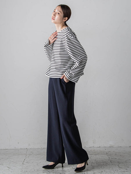 ノンウールツィードパンツ≪洗濯機で洗える/セットアップ対応≫