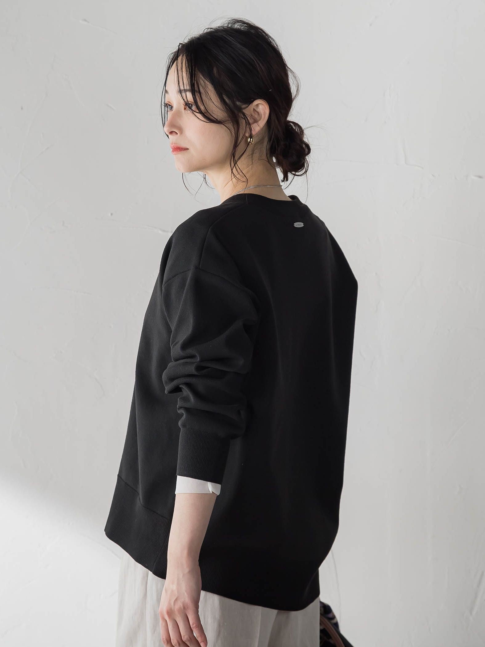 【WEB限定】お肌にやさしいファスナーニット≪手洗い≫