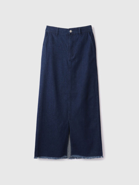 【落ち感◎】10OZデニムIラインスカート