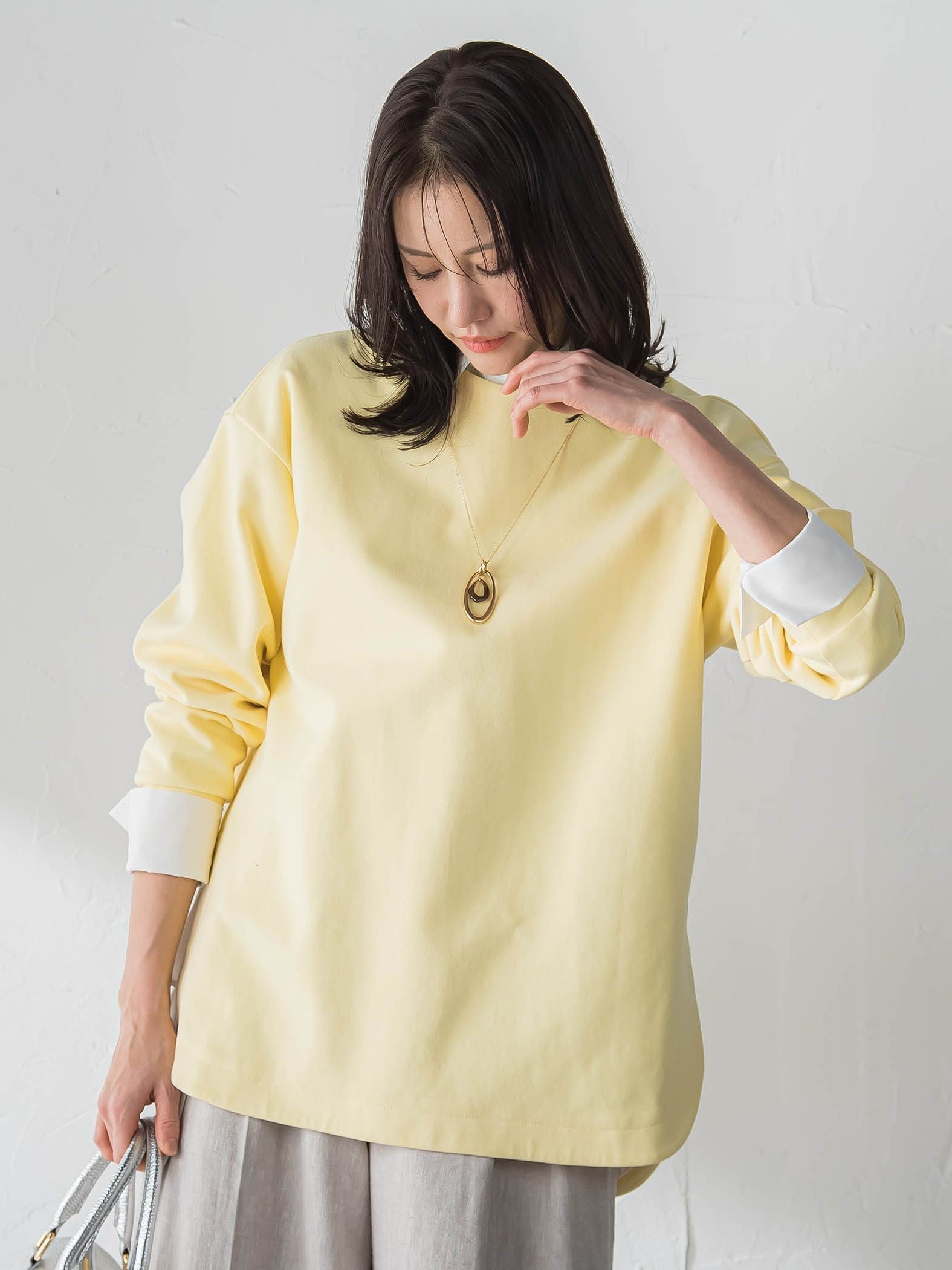 【WEB限定】美フォルムデイリープルオーバー