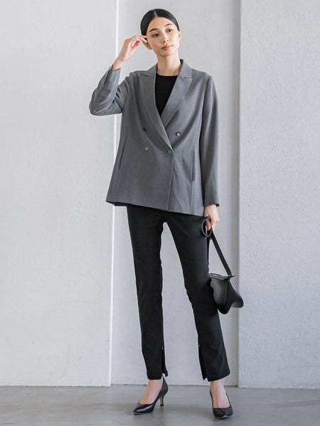 Faconnable （-）の「80s 90s France Faconnable ウール カシミヤ ストライプ ジャケット メンズXL リバーシブル  レッド ヨーロッパ古着（ブルゾン）」 - WEAR