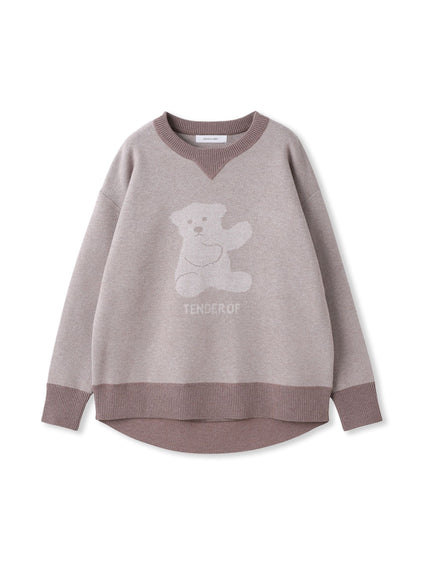 BEARジャカードニット≪手洗い可能≫
