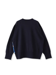 ビッグフラワーブーケカーディガン