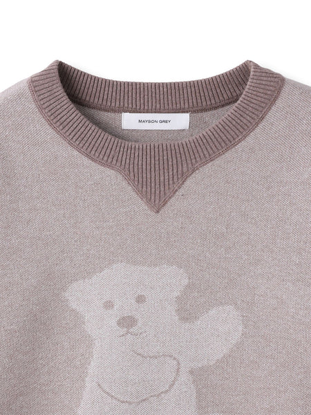 BEARジャカードニット≪手洗い可能≫