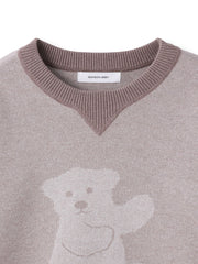 BEARジャカードニット≪手洗い可能≫