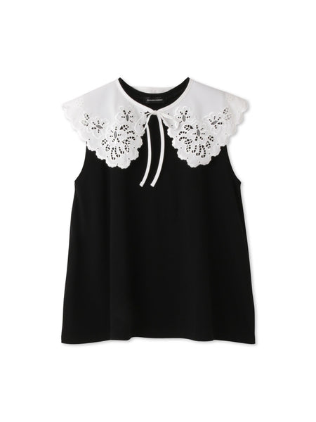 セパレートスカラップレースカラープルオーバー