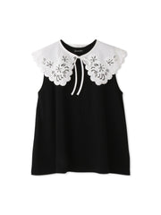 セパレートスカラップレースカラープルオーバー