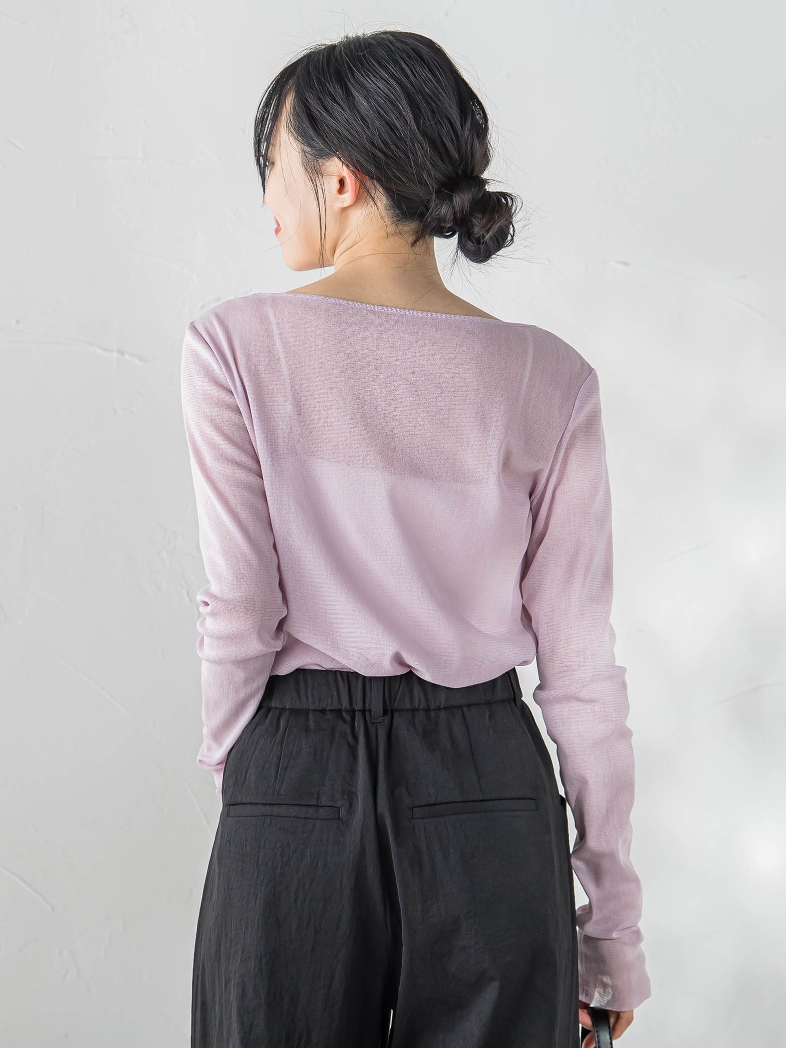 コットンサラチュールカットソー