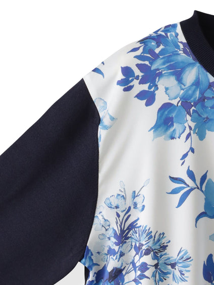 ビッグフラワーブーケカーディガン