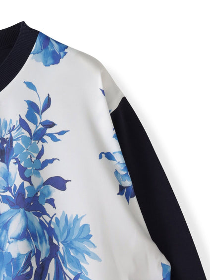 ビッグフラワーブーケカーディガン