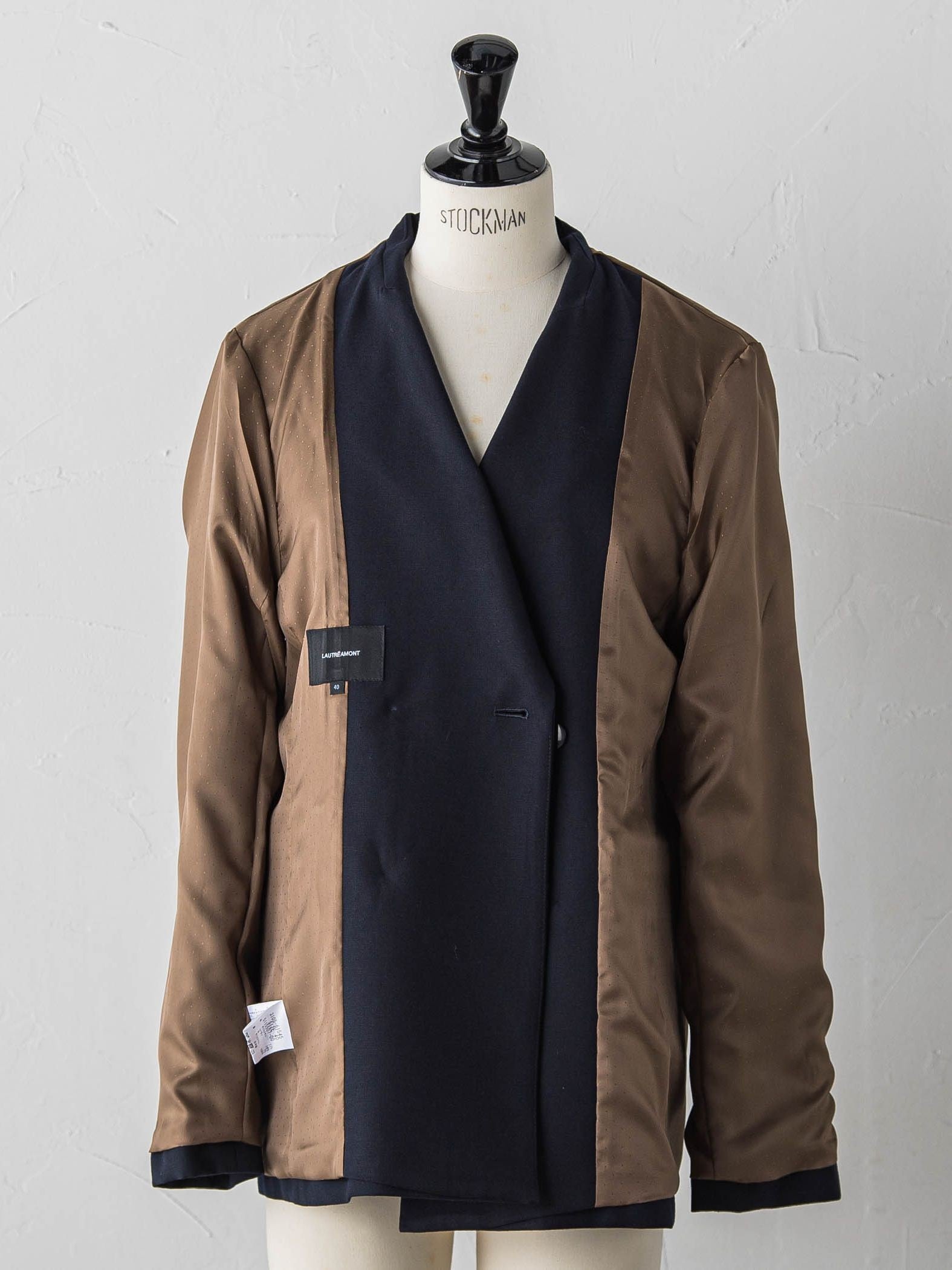 【受注会限定】リネンブレンド テーラードダブルブレストジャケット