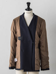 【受注会限定】リネンブレンド テーラードダブルブレストジャケット