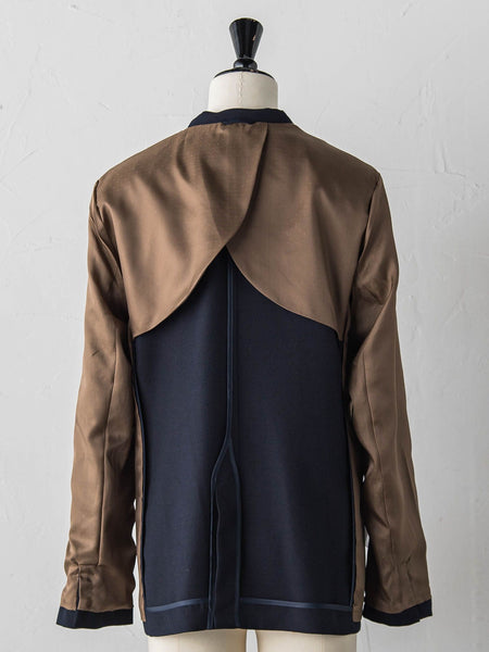 【受注会限定】リネンブレンド テーラードダブルブレストジャケット