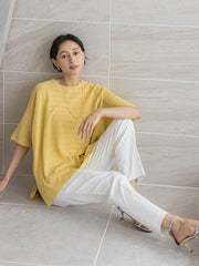 【WEB限定/+5cm丈長め】【極・名品パンツ】シェルタリングテーパードパンツ