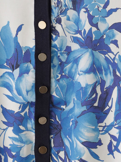 ビッグフラワーブーケカーディガン