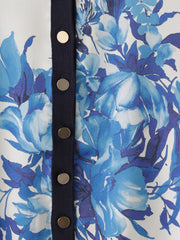 ビッグフラワーブーケカーディガン