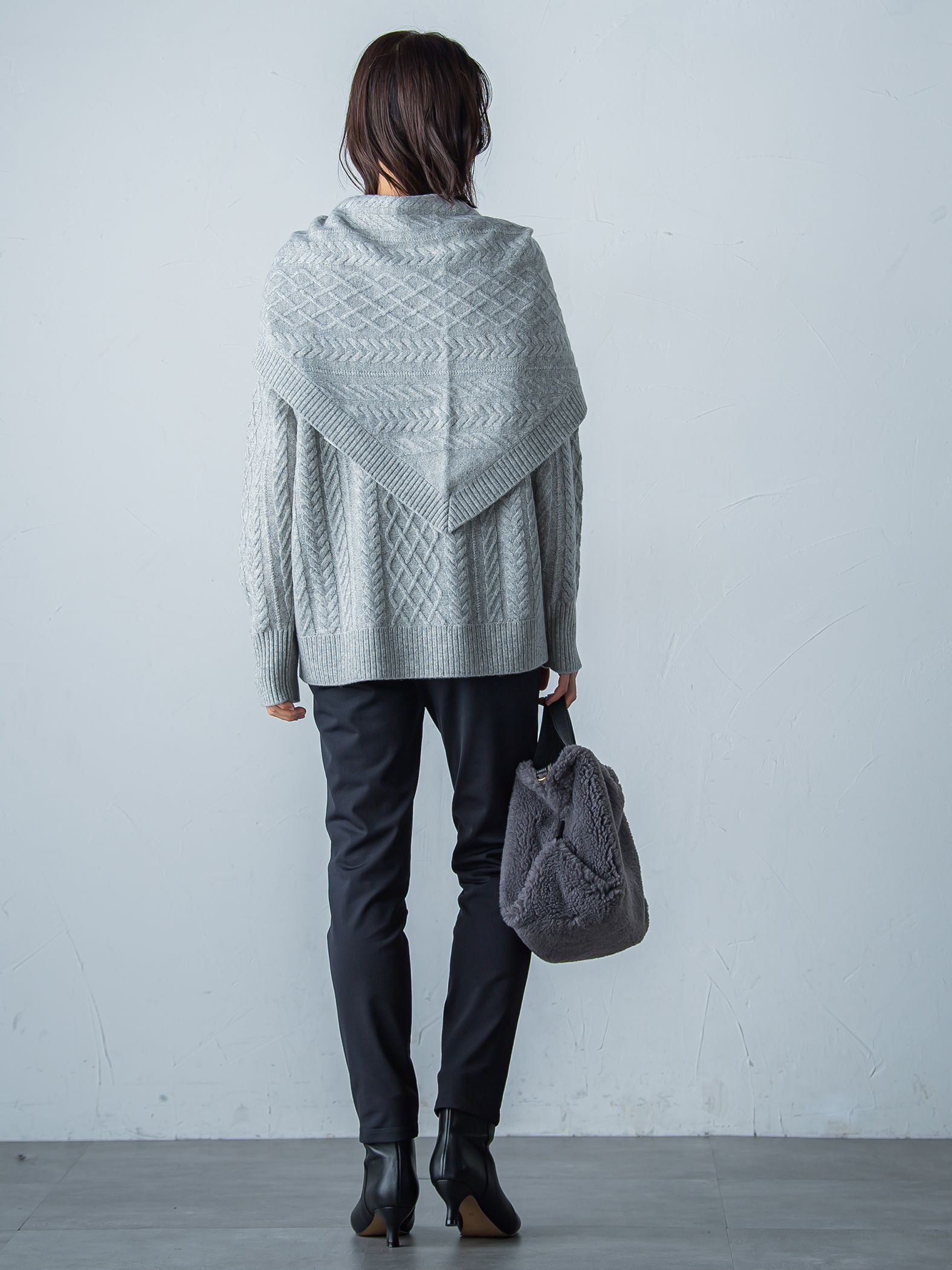 【WEB限定】裏起毛発熱レギンスパンツ≪ストレッチ/洗える≫