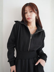 Sweat Rib Onepiece［under150cmさんにもオススメ］≪手洗い可能≫