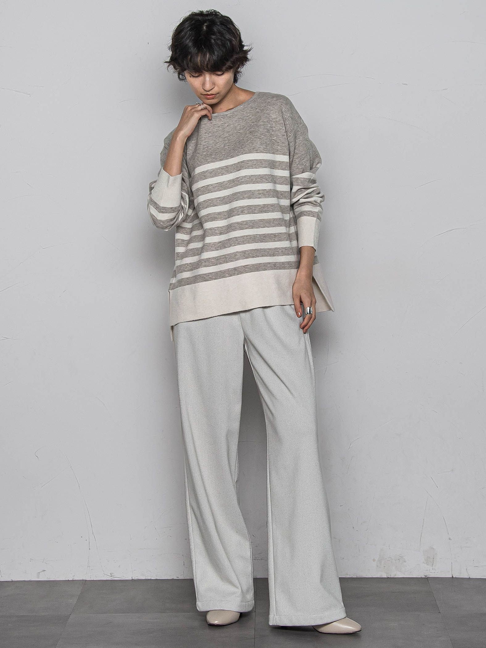 【楽・美・軽】イージーワイドパンツ≪手洗い可能≫