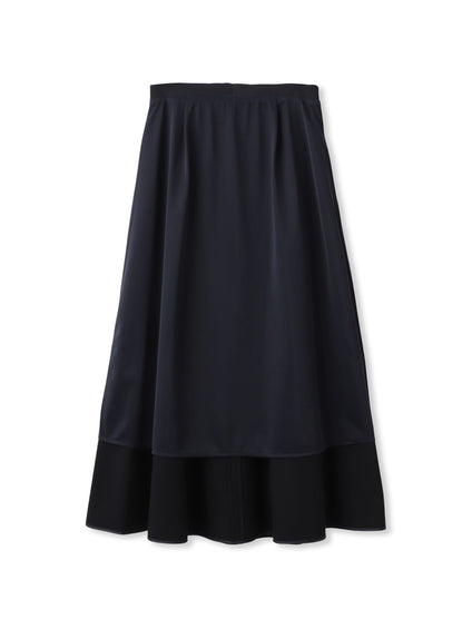 両面起毛ストレッチスカート≪洗濯機で洗える≫