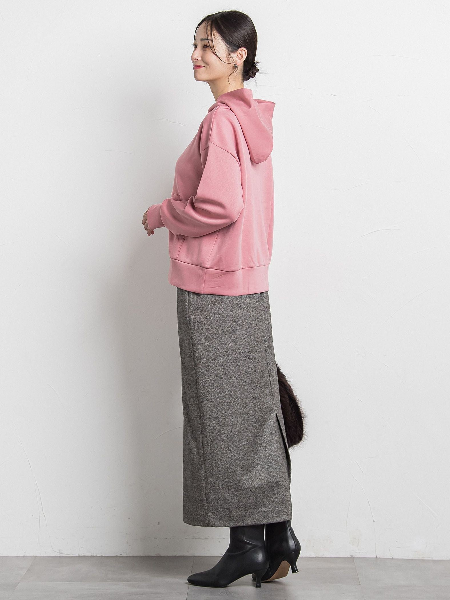 【WEB限定】ふんわリッチパーカー≪手洗い可能≫