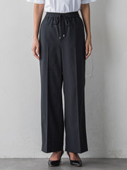 【大きいサイズ】シェルタリングワイドパンツ