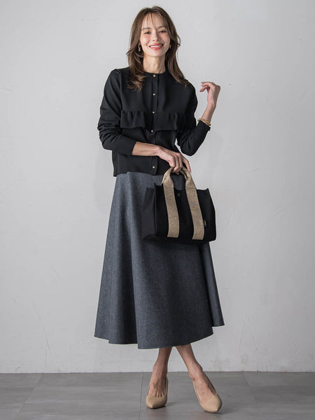 【VIOLAd'ORO】ラメテープトートバッグ