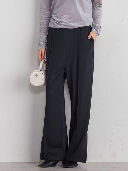 ポンチサイドスリットワイドパンツ≪セットアップ対応/手洗い可能≫