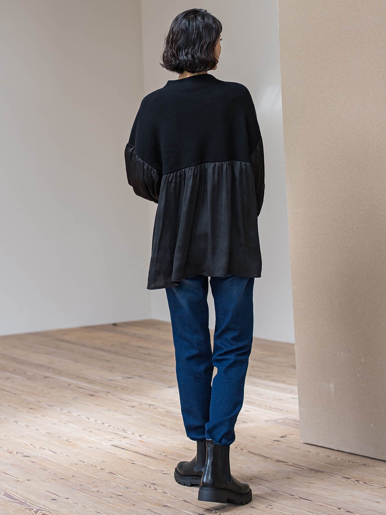 【WEB限定/大きいサイズ】”楽暖”あったか裏起毛スキニーデニム≪洗濯機で洗える≫