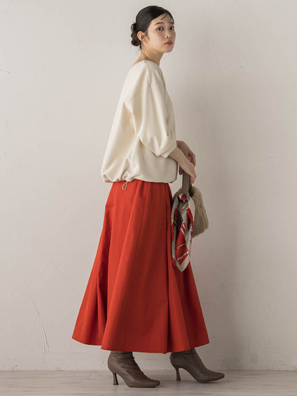 ニットコーデュロイカットソー≪手洗い可能≫