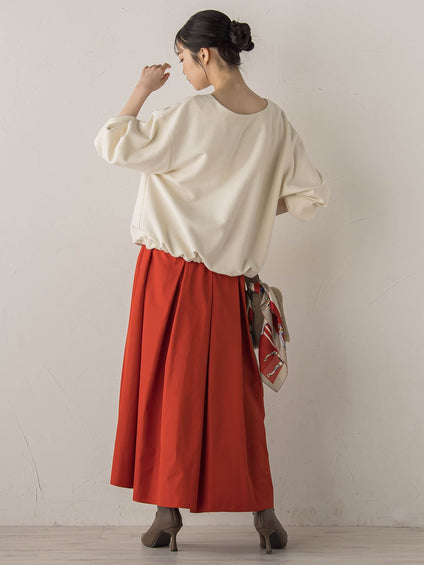 ニットコーデュロイカットソー≪手洗い可能≫