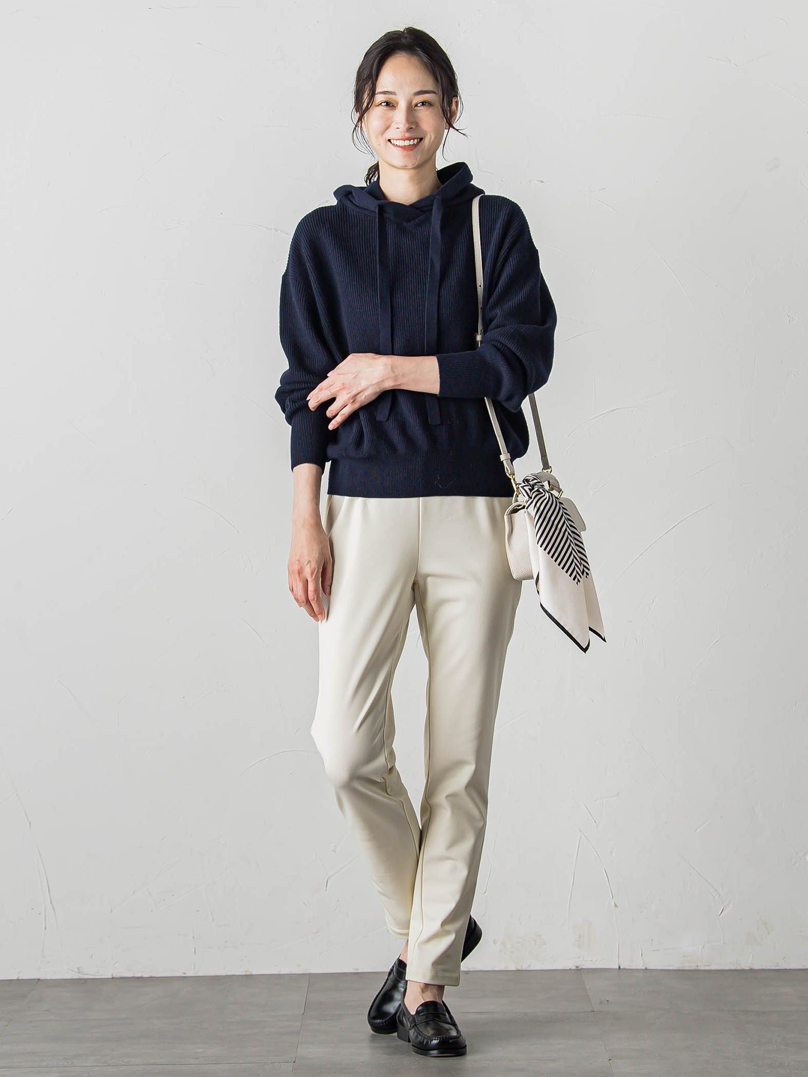 【WEB限定】裏起毛発熱レギンスパンツ≪ストレッチ/洗える≫