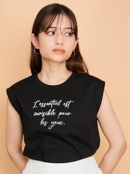 3DフロッキーノースリTシャツ≪洗濯機で洗える≫