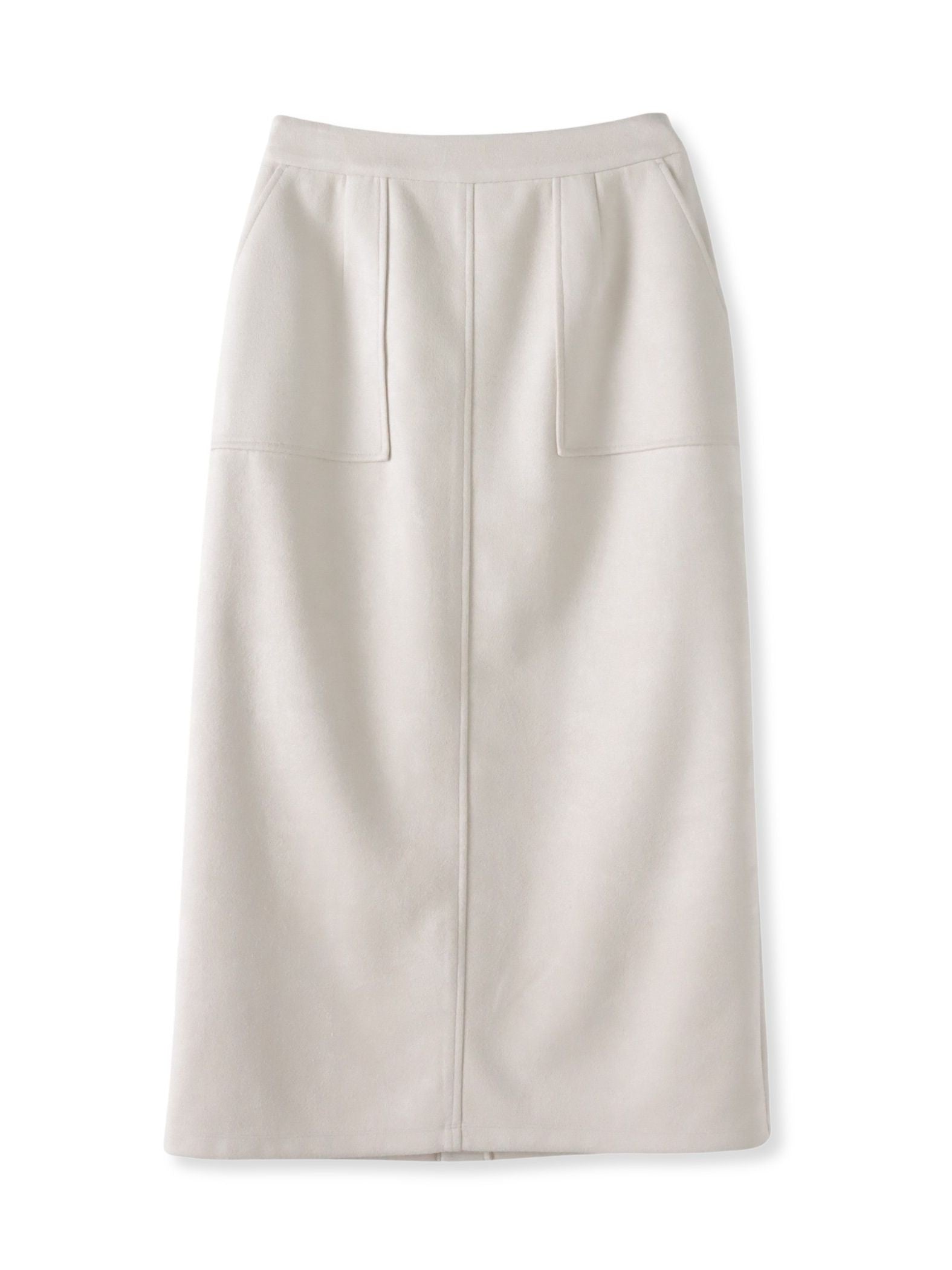 【WEB限定】フェイクスエードナロースカート≪セットアップ対応/洗える≫