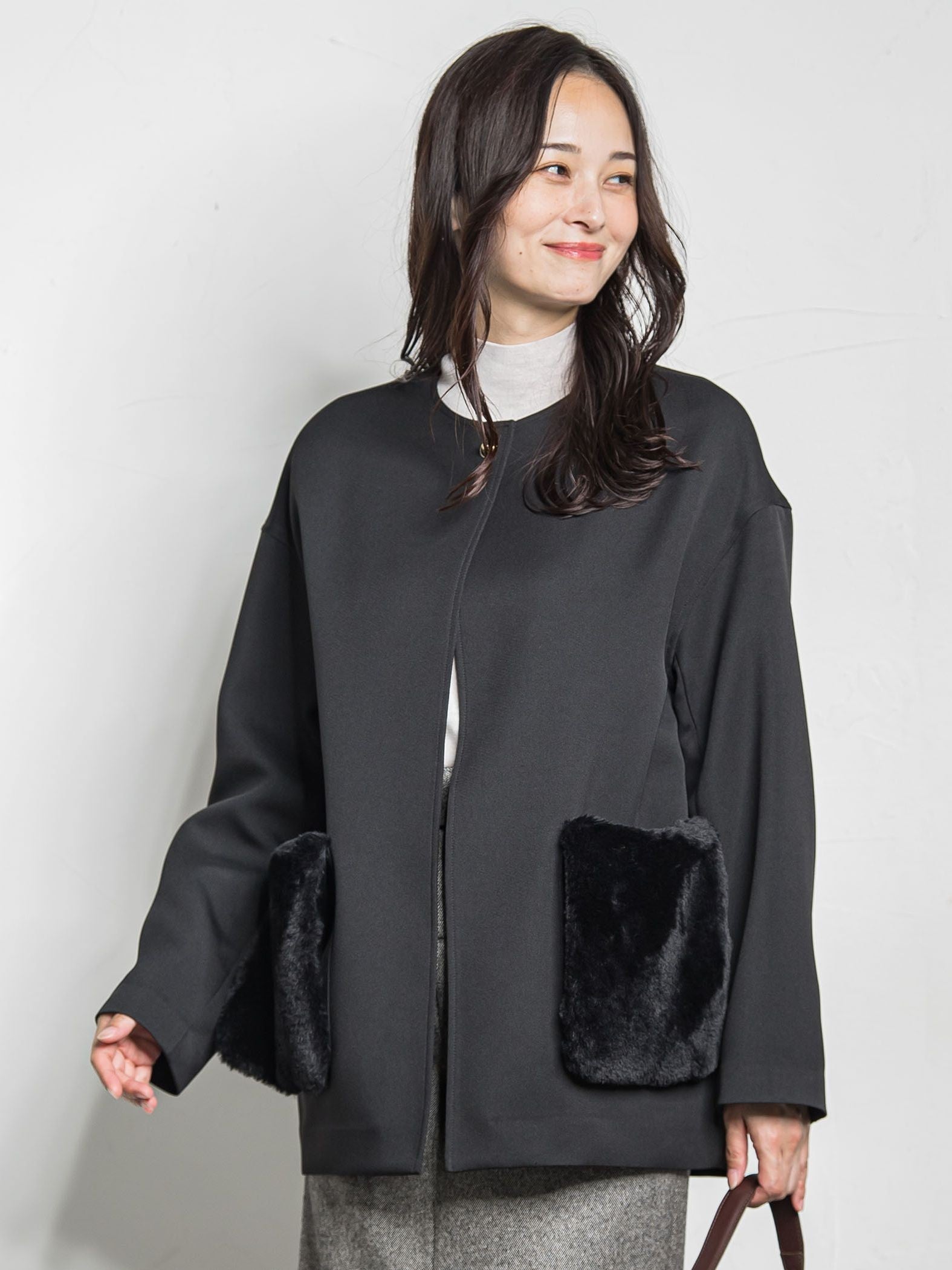 トリプルクロスファーポケットジャケット≪手洗い可能≫