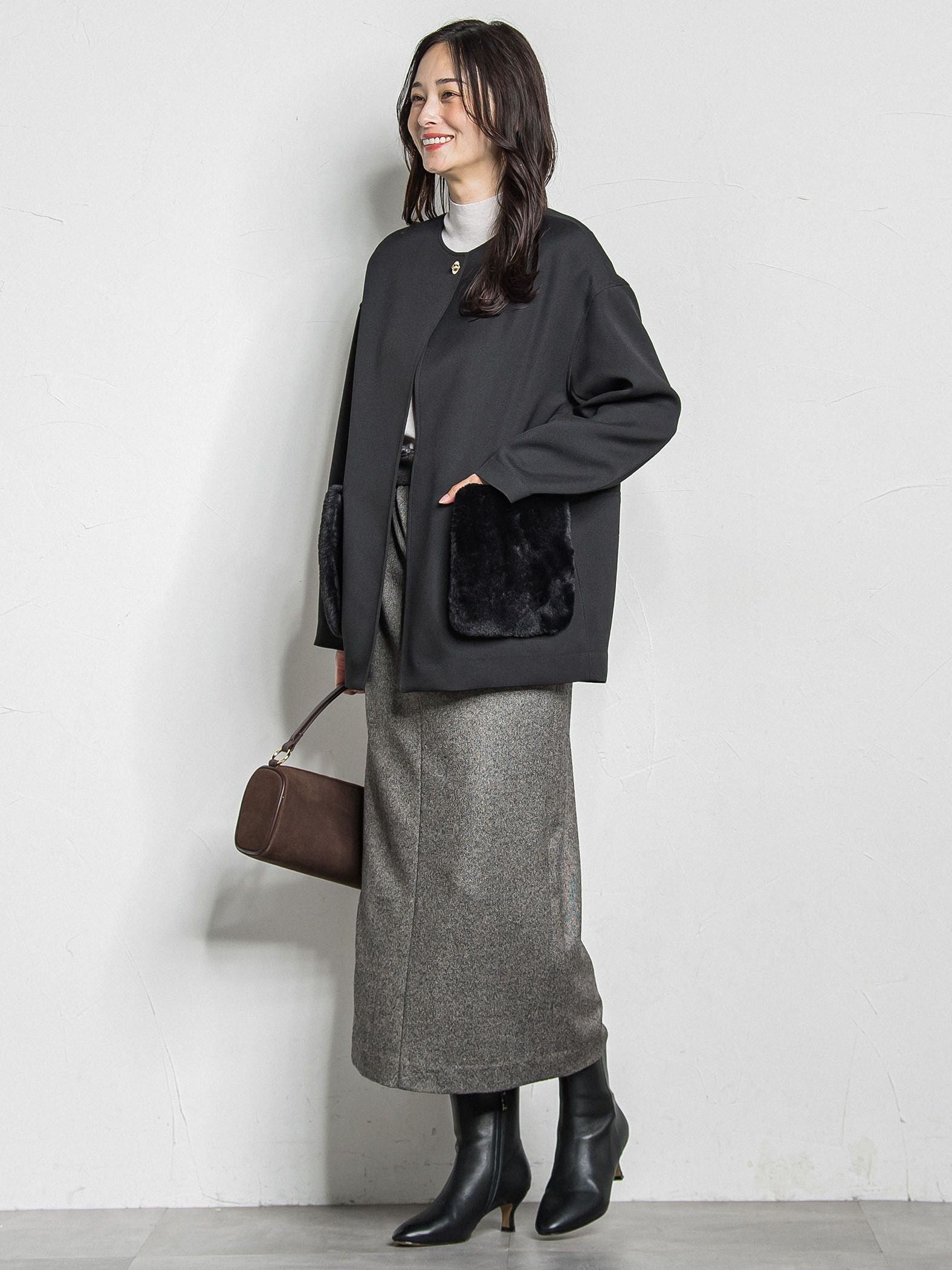 トリプルクロスファーポケットジャケット≪手洗い可能≫