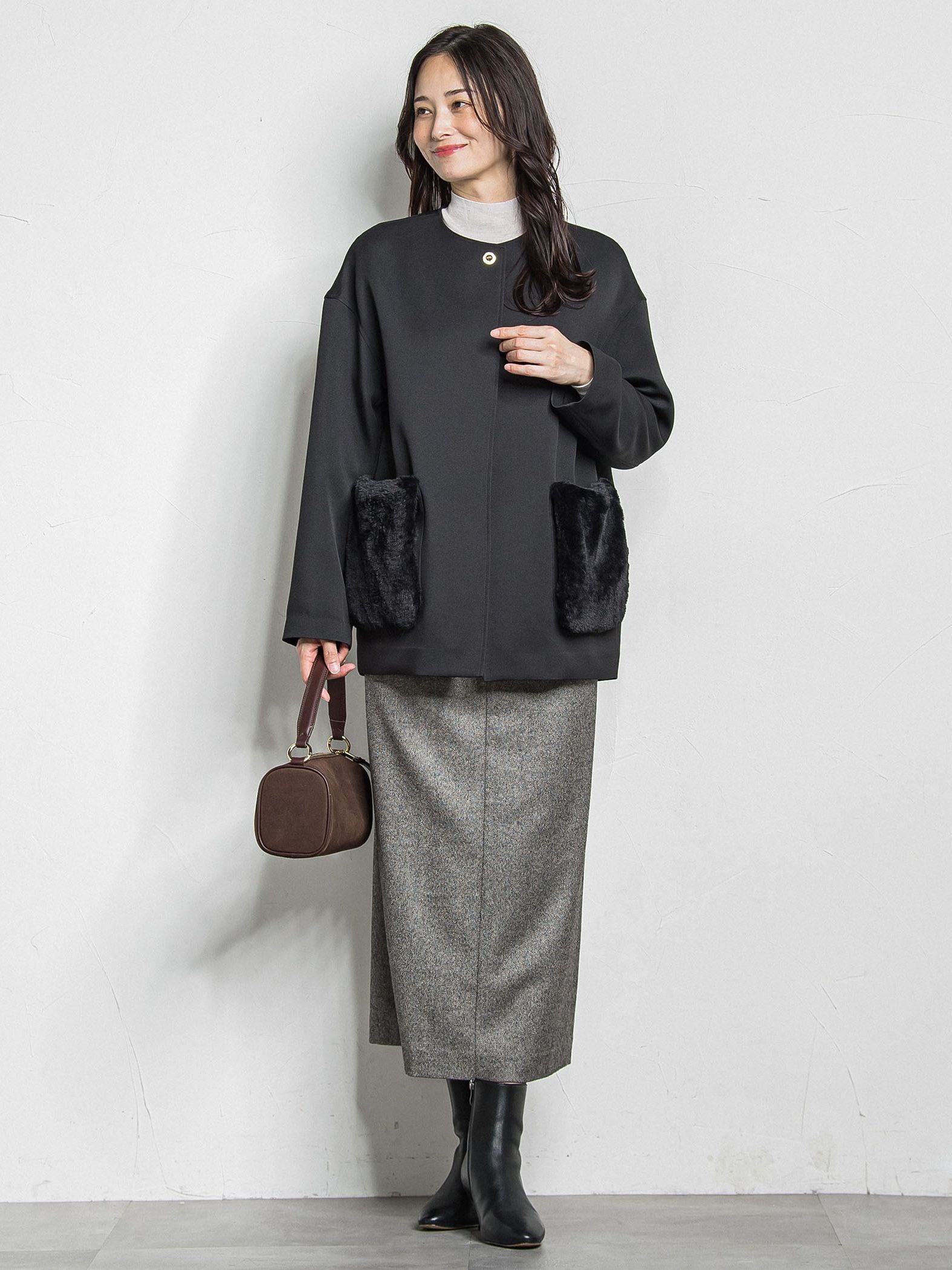 トリプルクロスファーポケットジャケット≪手洗い可能≫